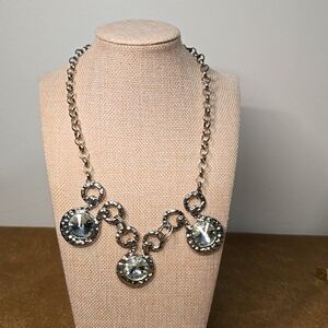Gorgeous silve tone statement Necklace